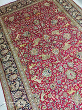 Charger l'image dans la galerie, Tapis Cachemire soie tissé main n°9_276×186