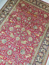 Charger l'image dans la galerie, Tapis Cachemire soie tissé main n°9_276×186