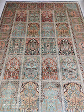 Charger l'image dans la galerie, Tapis Cachemire soie noué main n°21_276×188