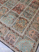 Charger l'image dans la galerie, Tapis Cachemire soie noué main n°21_276×188