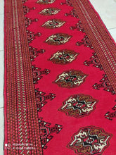 Charger l'image dans la galerie, Tapis Torkaman noué main n°11458_278×83
