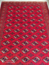 Charger l'image dans la galerie, Grand Tapis Torkaman fait main n°14990_283×210