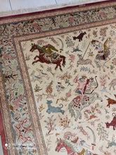 Charger l'image dans la galerie, Tapis Ghom soie tissé main n°16662_286×194