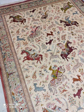 Charger l'image dans la galerie, Tapis Ghom soie tissé main n°16662_286×194