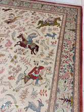 Charger l'image dans la galerie, Tapis Ghom soie tissé main n°16662_286×194