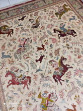 Charger l'image dans la galerie, Tapis Ghom soie tissé main n°16662_286×194