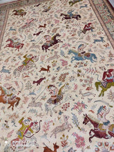 Charger l'image dans la galerie, Tapis Ghom soie tissé main n°16662_286×194