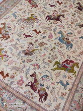 Charger l'image dans la galerie, Tapis Ghom soie tissé main n°16662_286×194