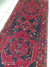 Charger l'image dans la galerie, Tapis Hamedan tissé main n°12306_295×110