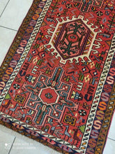 Charger l'image dans la galerie, Tapis Heriz noué main n°11874_299×77
