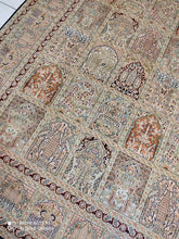 Charger l'image dans la galerie, TAPIS CACHEMIRE soie tissé main n°55_302×212