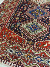 Charger l'image dans la galerie, Grand Tapis Yalameh fait main n°11374_308×208