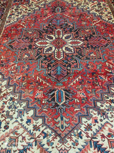 Charger l'image dans la galerie, Grand Tapis Antique Heriz noué main n°12941_315×242