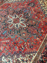 Charger l'image dans la galerie, Grand Tapis Antique Heriz noué main n°12941_315×242