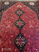 Charger l'image dans la galerie, Grand Tapis Ghachgai fait main n°11406_330×225