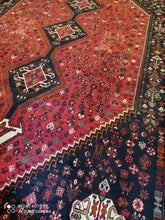 Charger l'image dans la galerie, Grand Tapis Ghachgai fait main n°11406_330×225