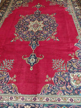Charger l'image dans la galerie, Grand Tapis Tabriz fait main n°9559_344×242