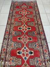 Charger l'image dans la galerie, Tapis Senneh fait main n°13940_355×90