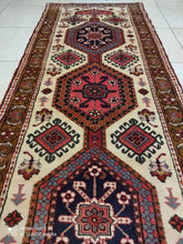 Charger l'image dans la galerie, Tapis Heriz fait main n°11878_363×86