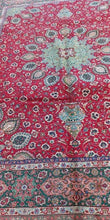 Charger l'image dans la galerie, Grand Tapis Tabriz fait main n°17553_370×285