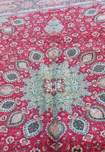 Charger l'image dans la galerie, Grand Tapis Tabriz fait main n°17553_370×285