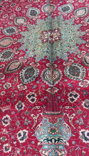 Charger l'image dans la galerie, Grand Tapis Tabriz fait main n°17553_370×285
