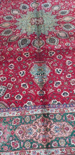 Charger l'image dans la galerie, Grand Tapis Tabriz fait main n°17553_370×285