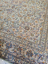 Charger l'image dans la galerie, Grand Tapis Kachan noué main n°5991_395×296
