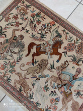 Charger l'image dans la galerie, Tapis Ghom soie fait main n°12557_76×56