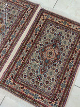 Charger l'image dans la galerie, Paire de Tapis Moud tissé main n°19078/19060_88×60