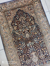 Charger l'image dans la galerie, TAPIS CACHEMIRE soie noué main n°35_156×96