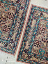 Charger l'image dans la galerie, PAIRE 2 Tapis carré Moud fait main_100×100