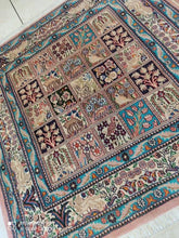 Charger l'image dans la galerie, PAIRE 2 Tapis carré Moud fait main_100×100