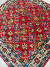Charger l'image dans la galerie, TAPIS Antique Carré Varamine fait main n°780_100×100