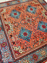 Charger l'image dans la galerie, Tapis carré Roudbar noué main n°18022_190×200