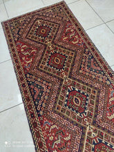 Charger l'image dans la galerie, Tapis Afchar fait main n°17288_193×78