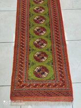 Charger l'image dans la galerie, Tapis Torkaman tissé main n°4600_246×55
