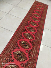 Charger l'image dans la galerie, Tapis Torkaman tissé main n°5793_266×51