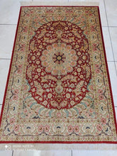 Charger l'image dans la galerie, Tapis Ghom soie noué main n°18216_148×97