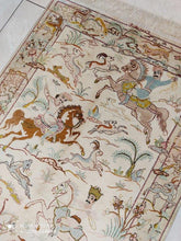 Charger l'image dans la galerie, TAPIS Ghom soie noué main n°16659_150×100