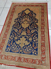 Charger l'image dans la galerie, Tapis Ghom soie fait main n°16925_118×77