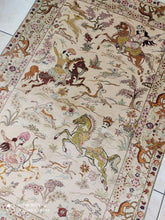 Charger l'image dans la galerie, Tapis Ghom soie noué main n°16934_150×100