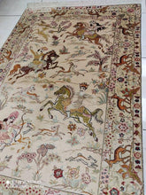Charger l'image dans la galerie, Tapis Ghom soie noué main n°16934_150×100
