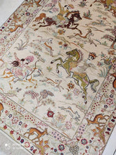 Charger l'image dans la galerie, Tapis Ghom soie noué main n°16934_150×100