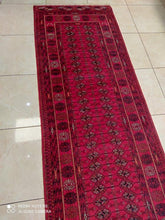 Charger l'image dans la galerie, TAPIS Torkaman fait main n°16846_290×83