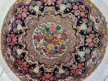 Charger l'image dans la galerie, Tapis rond fait main Tabriz n°16138_100×100