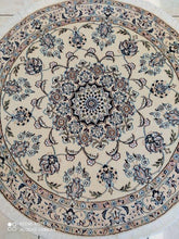 Charger l'image dans la galerie, Tapis rond Nain tissé main n°19302_110×110