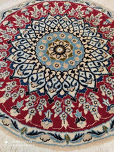 Charger l'image dans la galerie, Tapis rond Nain tissé main n°19308_78×78