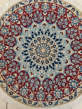 Charger l'image dans la galerie, Tapis rond Nain tissé main n°17929_80×80