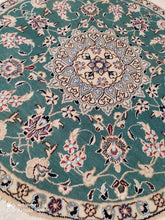 Charger l'image dans la galerie, TAPIS rond tissé main Nain n°19555_90×90